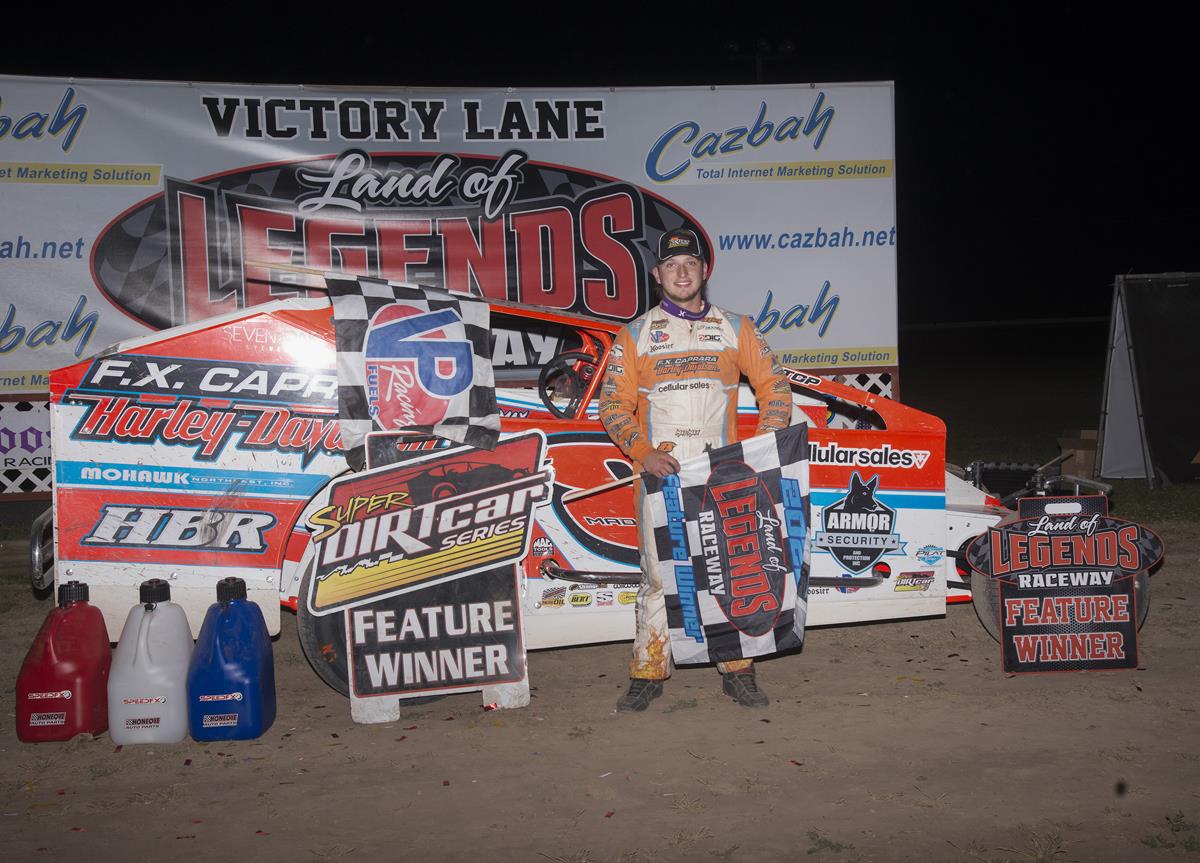 McLaughlin makes late race winning pass at Land of Legends Raceway