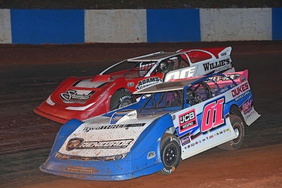 Rome Speedway (Rome, GA) – Crate Racin’ USA – Thunder in the Mountain – April 15th, 2023. (Dirt Scenes photo)