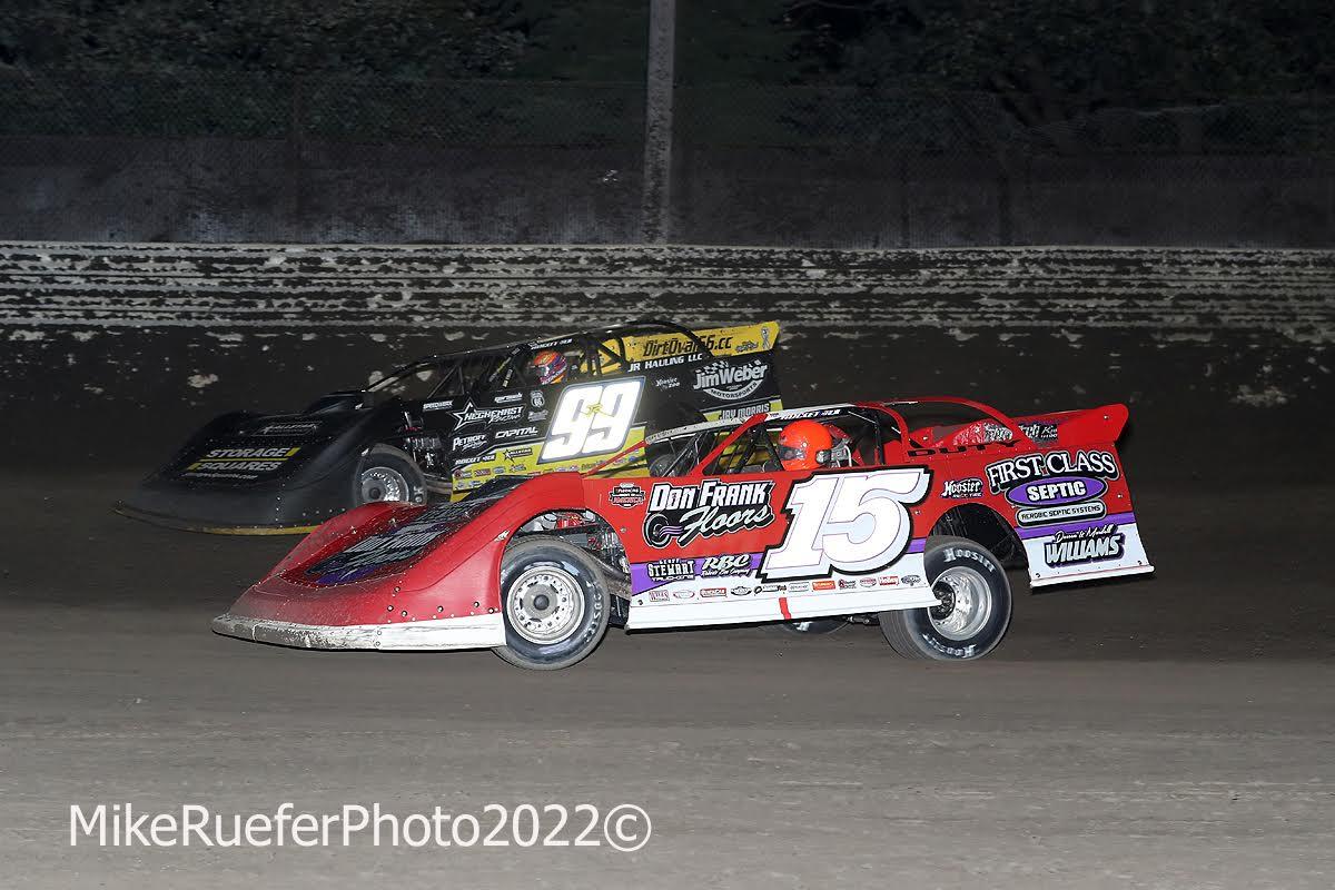 Sycamore Speedway (Maple Park, IL) – Lucas Oil Midwest LateModel Racing Association – Harvest Hustle – September 30th-October 1st, 2022. (Mike Ruefer photo)