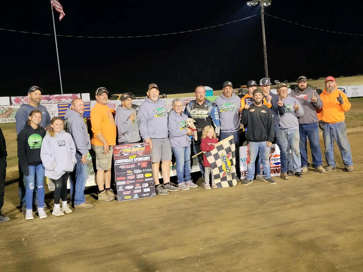JEREMY WONDERLING WINS $4350 “DARWIN DAVIS MEMORIAL” IN HOVIS RUSH LATE MODEL FLYNN’S TIRE TOUR RETURN TO WOODHULL AFTER 9 YEARS