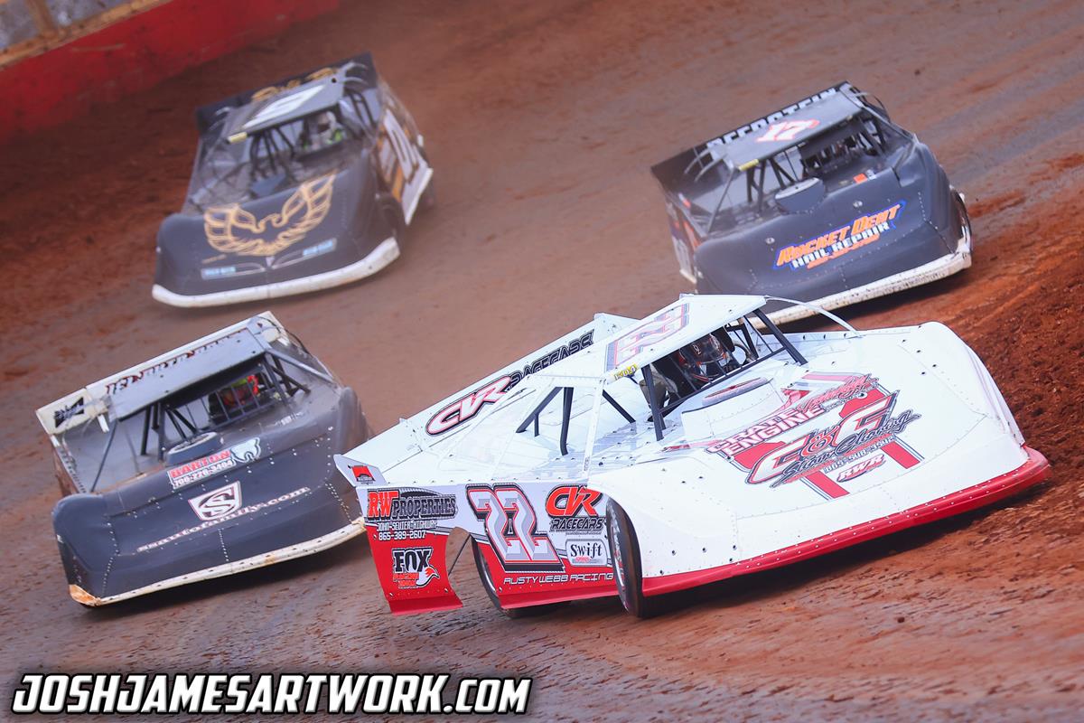 Talladega Short Track (Eastaboga, AL) - Crate Racin' USA Winter Series – Ice Bowl – January 5th-6th, 2023. (Josh James Artwork)