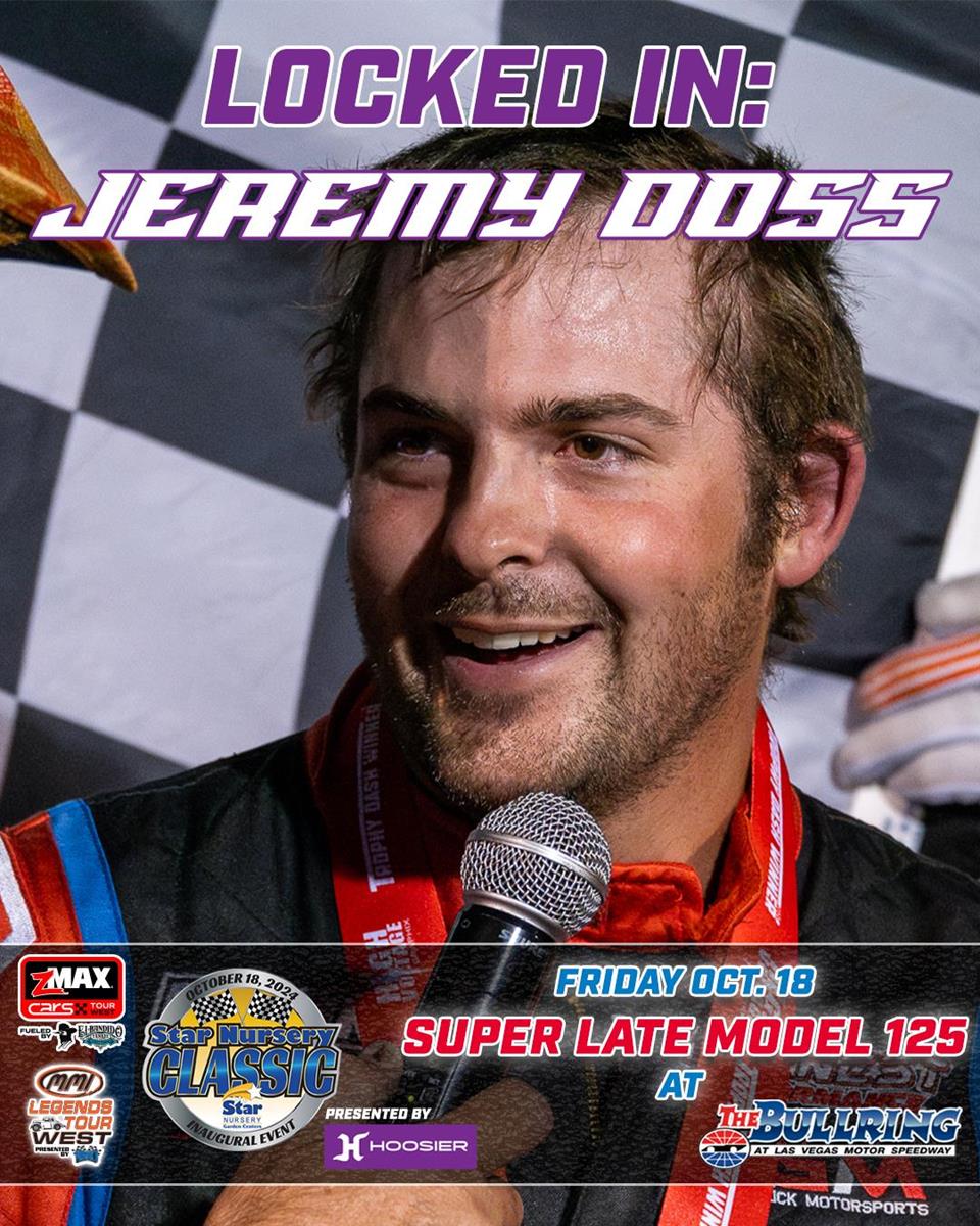 Jeremy Doss Confirmed for Star Nursery Classic Super Late Model 125