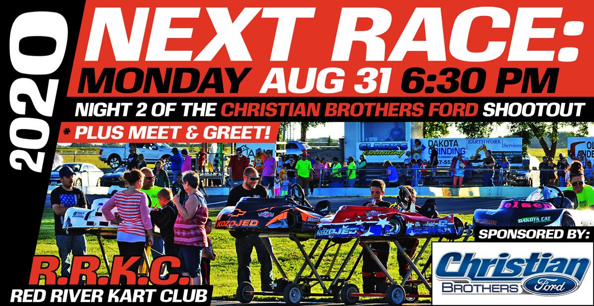 Monday, August 31 – Night 2 Of The 2020 Christian Brothers Ford Shootout | Meet & Greet