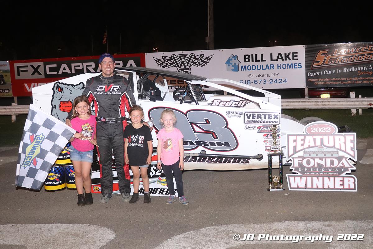 VARIN WINS BACK-TO-BACK AT FONDA ONCE IN A SPRINT CAR ONCE IN A MODIFIED