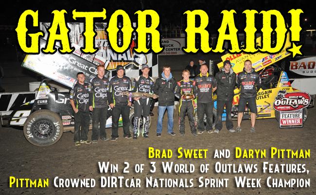 Gator Raid: Kasey Kahne Racing Caps off Stellar 2015 DIRTcar Nationals