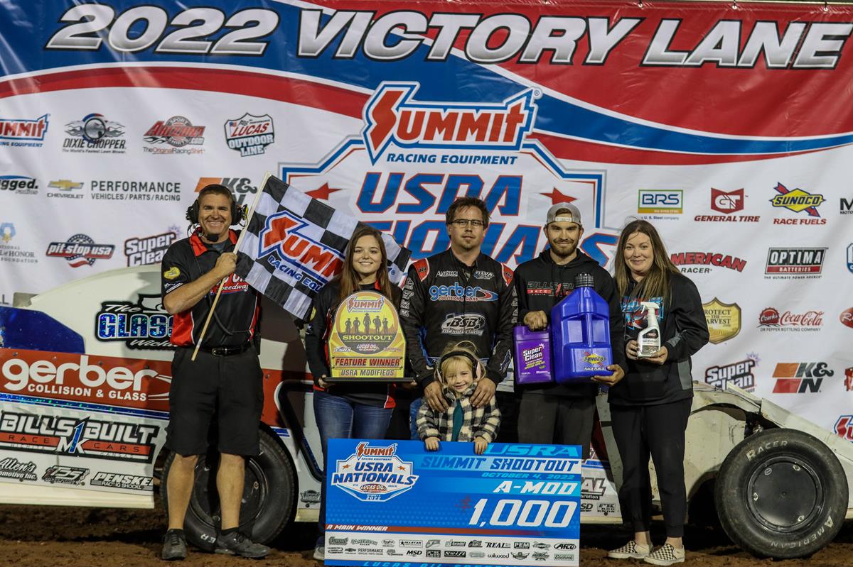 Points leader Tyler Davis captures USRA Modified Summit Shootout on Night 2 of Summit USRA Nationals