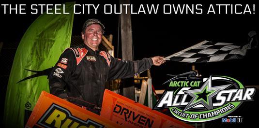 Tim Shaffer wins Dirt Classic Ohio opener at Attica Raceway Park