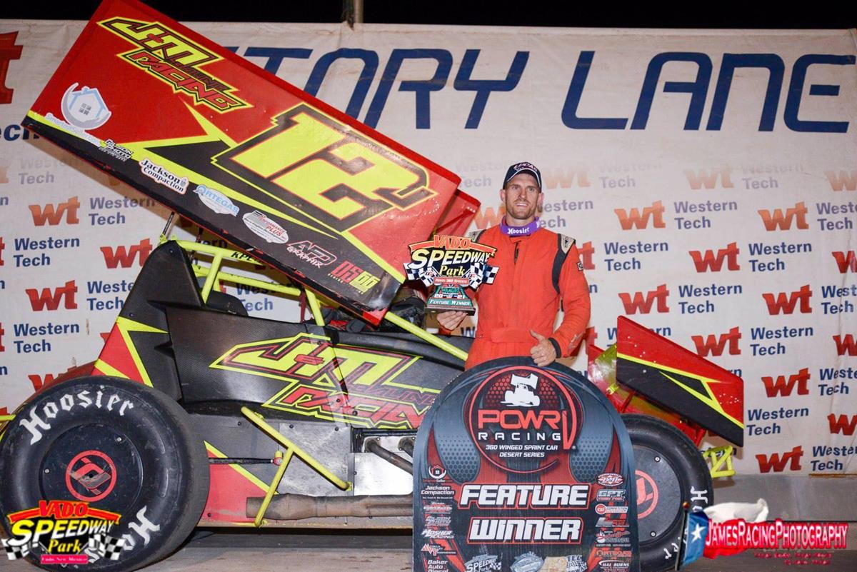 Josh Grady Doubles Down on POWRi Desert Wing Sprint Series Weekend Wins
