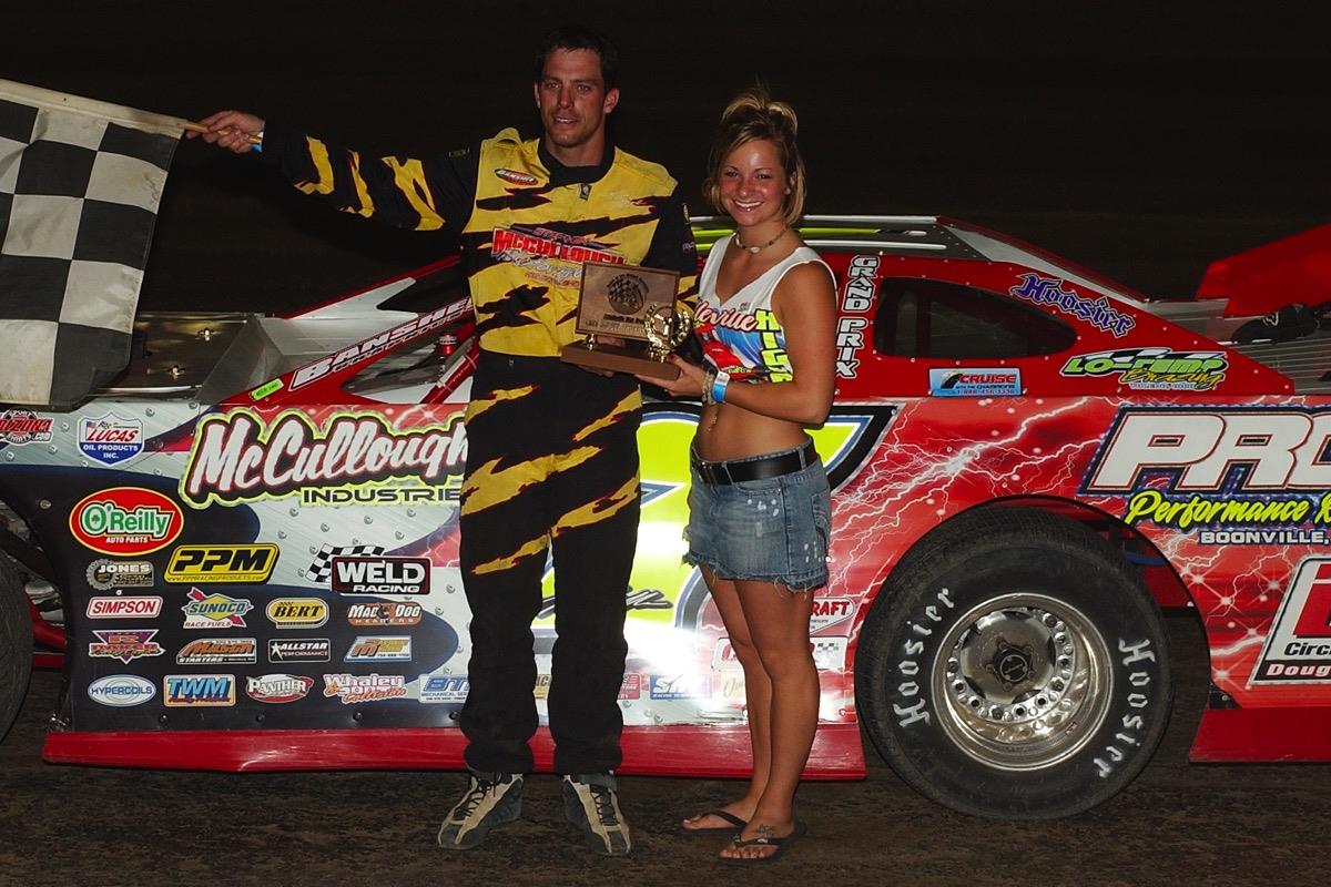 Matt Miller Takes First Career Lucas oil Late Model Dirt Series Win at Belleville High Banks