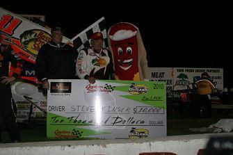 Kinser Conquers Jackson Speedway Again: Claims Third World of Outlaws Win at Historic Half-Mile