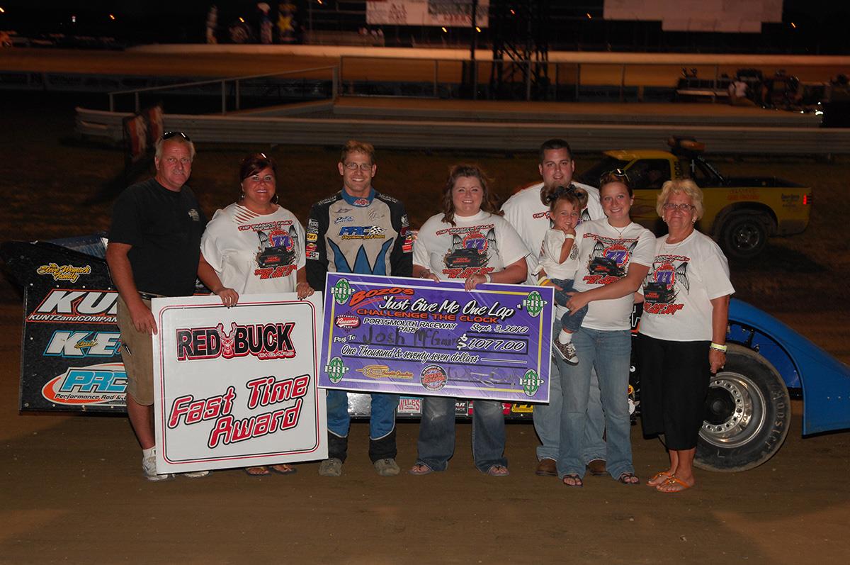 Reddick and McDowell on Front Row for $20,000 to Win Pepsi 75 River Days Rumble at Portsmouth on Saturday