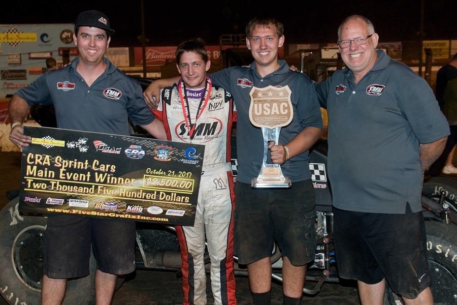 JUSTIN GRANT WINS USAC/CRA SPRINT CAR CLASH AT PERRIS