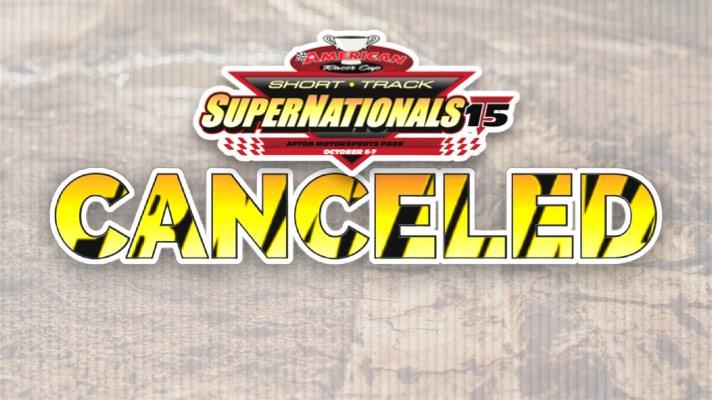 Short Track SuperNationals Weekend at Afton Falls to Wet Weather Forecast