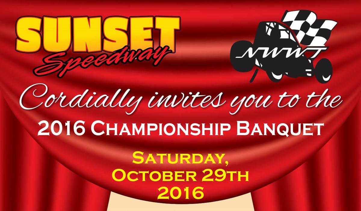 2016 Championship Awards Banquet and Drivers to be awarded Information