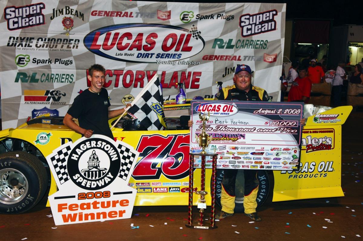 Hartman in a Hurry, Taking His Second Series Win at Hagerstown