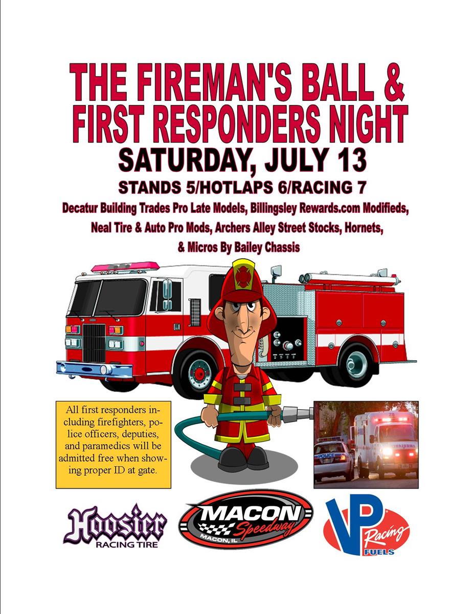Macon Speedway To Honor First Responders At Saturday Night Race