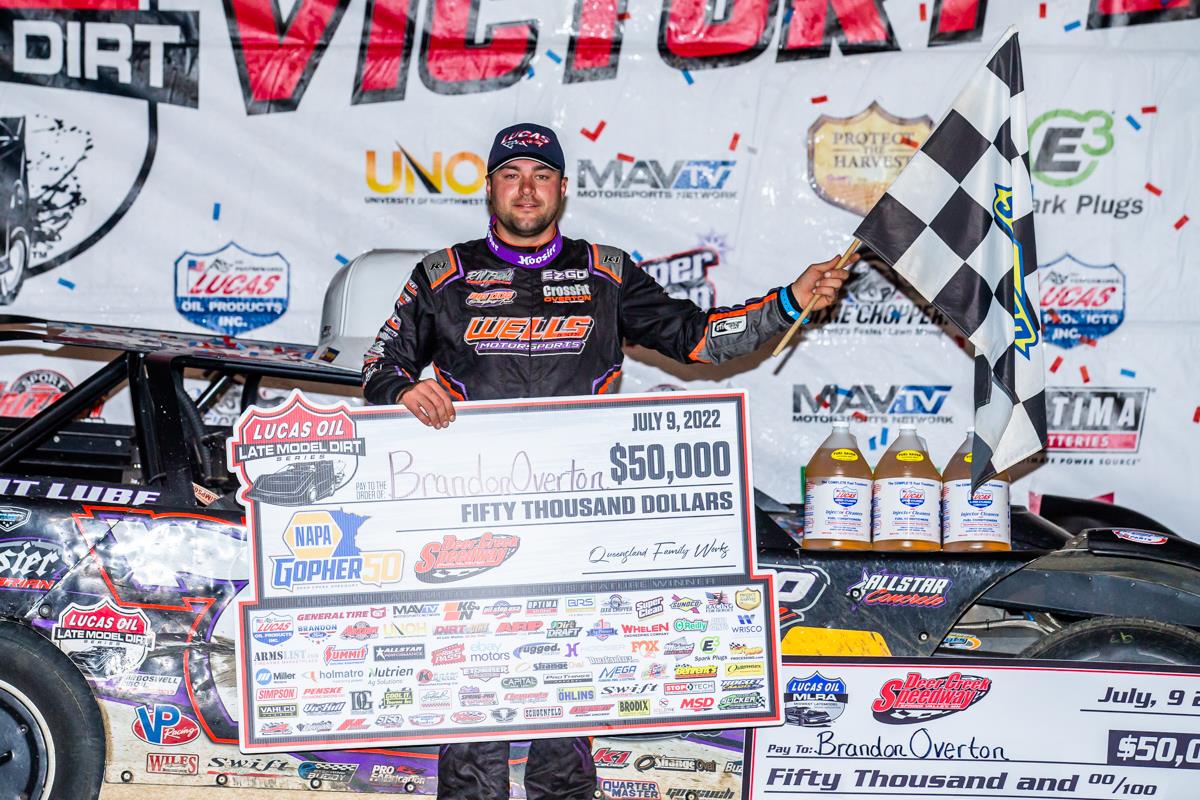 Brandon Overton Gets First Career Gopher 50 Win At Deer Creek