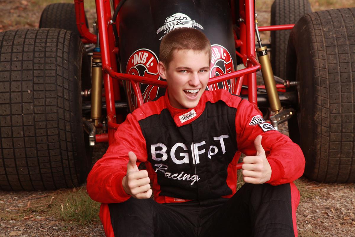 Michael Earns "Hard Charger" Award in Final "A" Feature of the Season