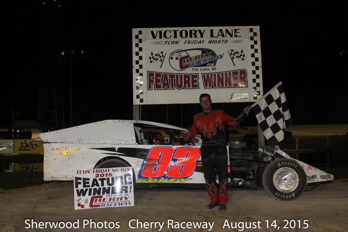 Greg Gokey to Victory Lane in UMP Modified Action