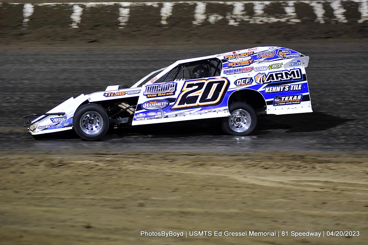 81 Speedway (Park City, KS) – Ed Gressel Memorial – April 20-22, 2023. (Todd Boyd photo)