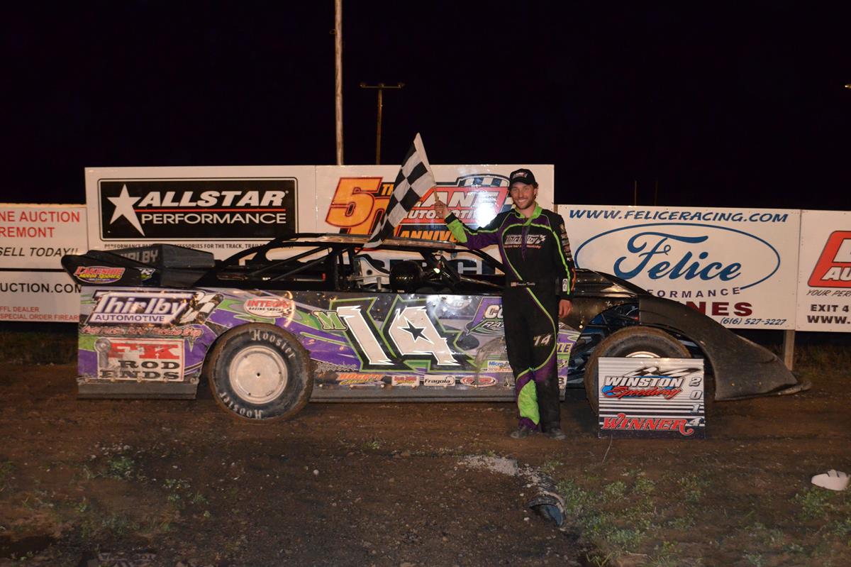 Brandon Thirlby Wins One of Many Thrilling Features at Winston Speedway