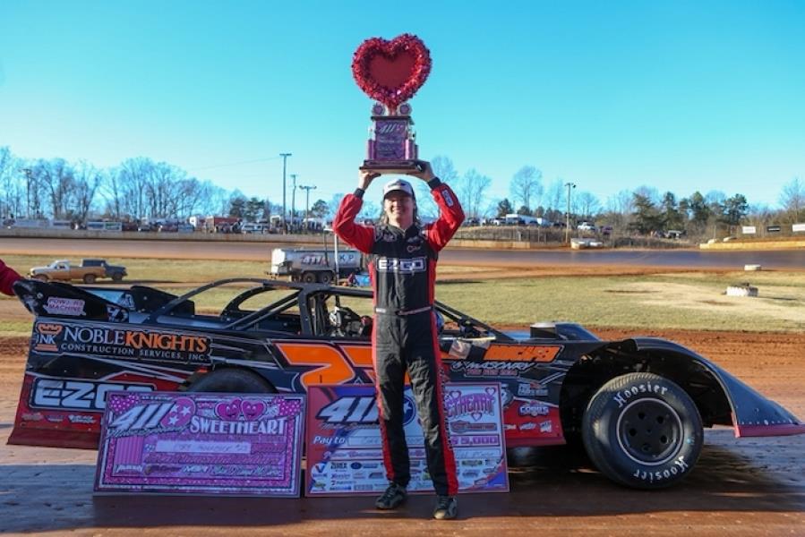 411 Motor Speedway (Seymour, TN) – The Sweetheart – February 19th, 2022. (Chad Wells photo)