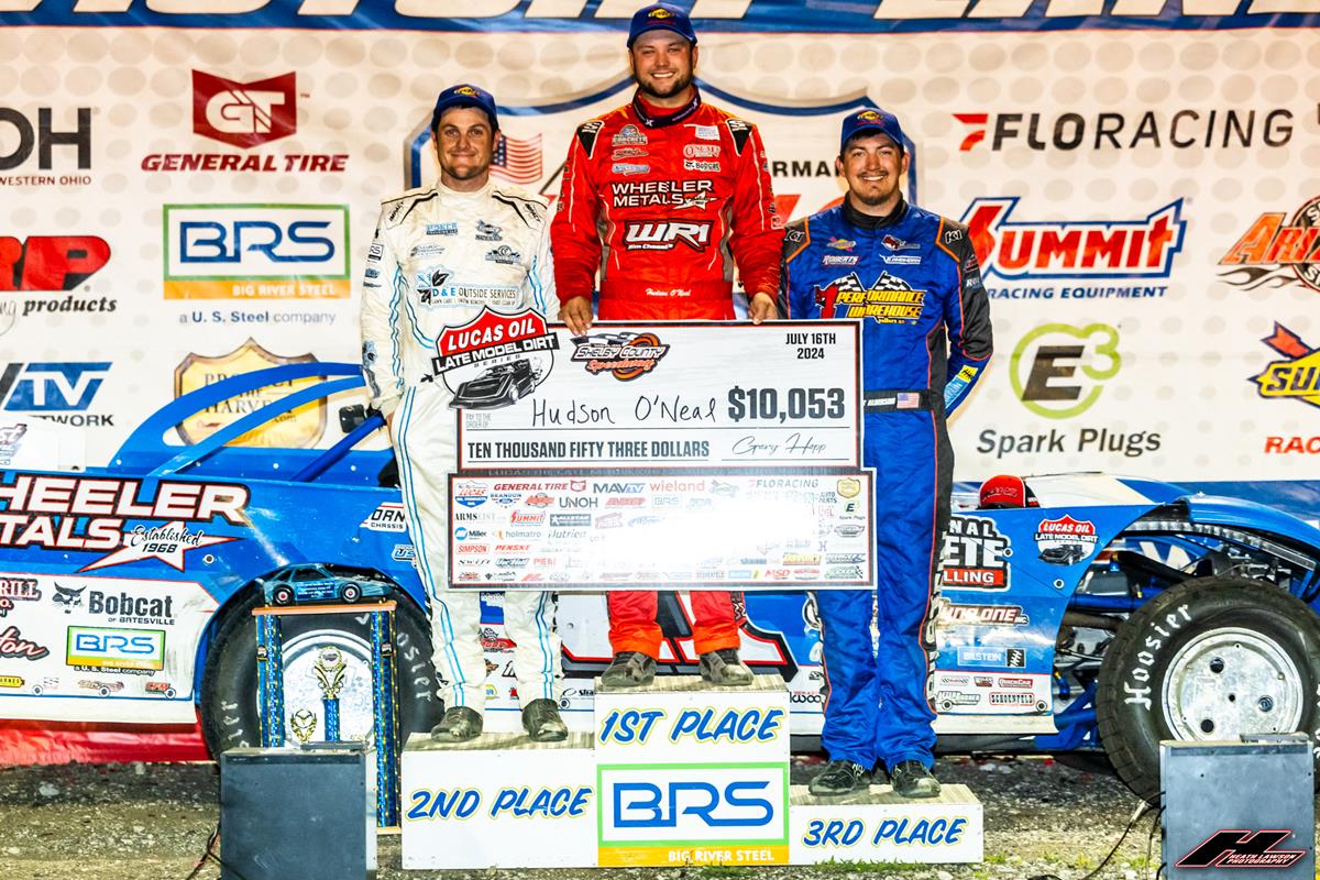 Shelby County Speedway (Harlan, IA) – Lucas Oil Late Model Dirt Series – Kosiski Family 53 – July 16th, 2024. (Heath Lawson Photo)