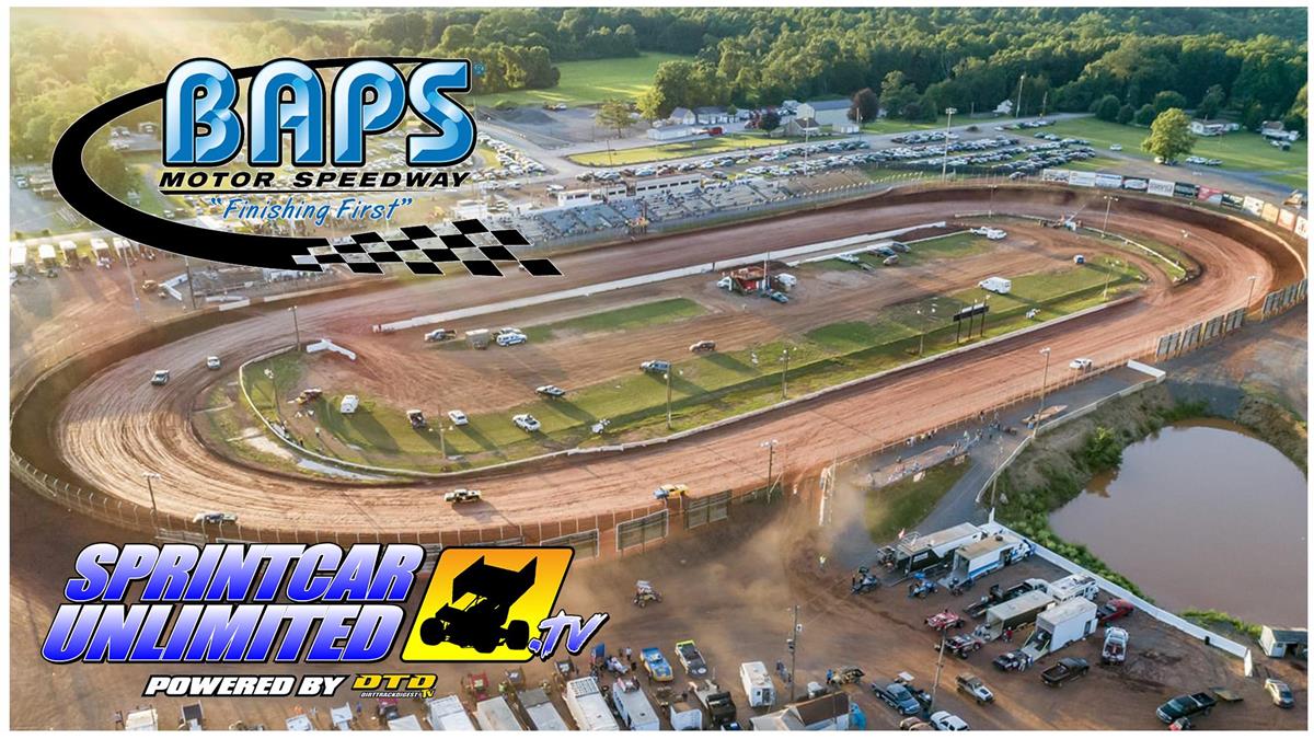 SprintCarUnlimited.TV to Broadcast 14 Races from BAPS in 2021