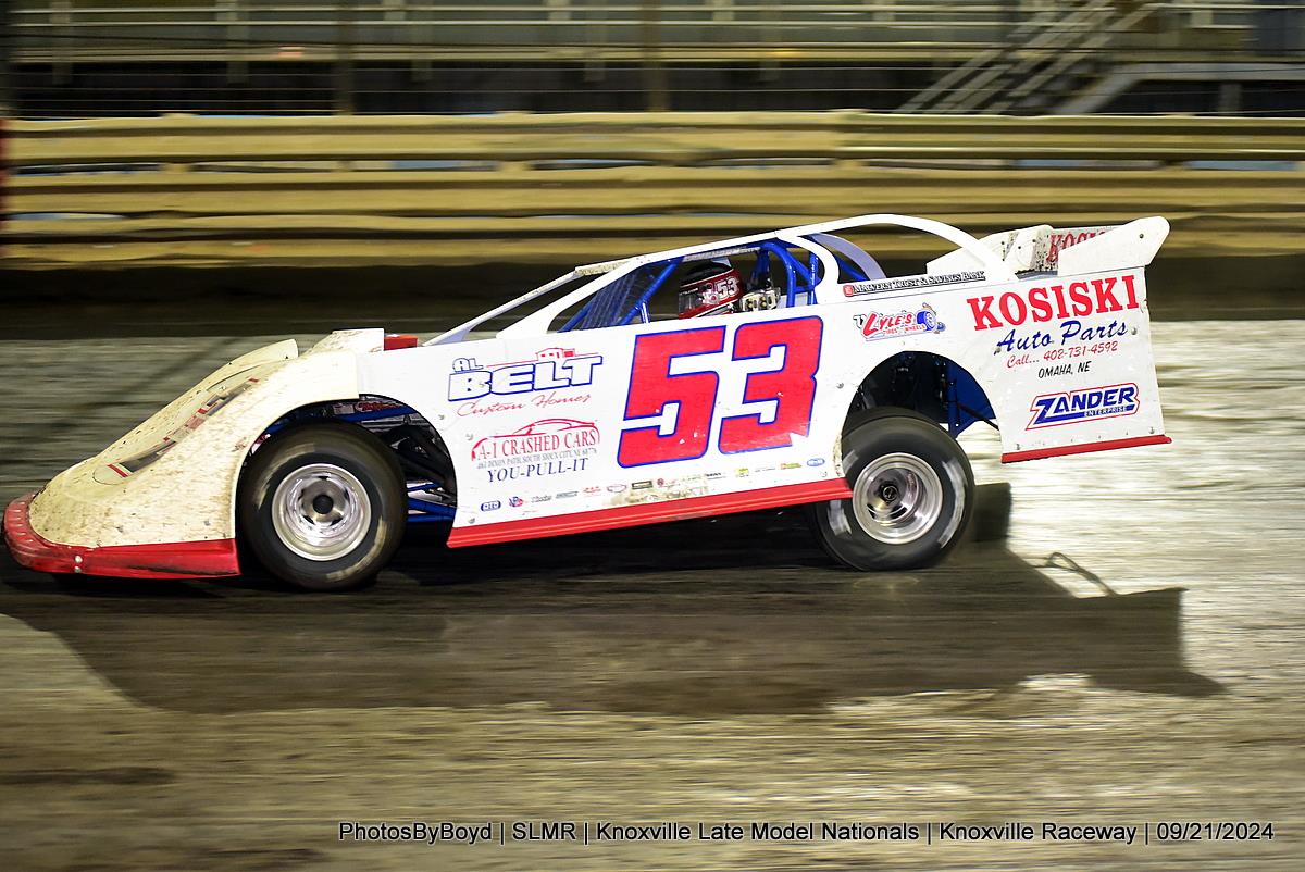 Knoxville Raceway (Knoxville, IA) – Malvern Bank East Series – Maschmann Memorial – September 21st, 2024. (Todd Boyd Photo)