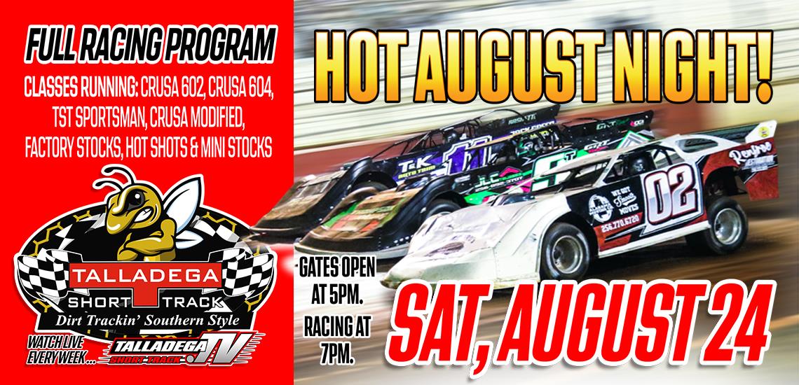 Talladega Short Track | August 24th!