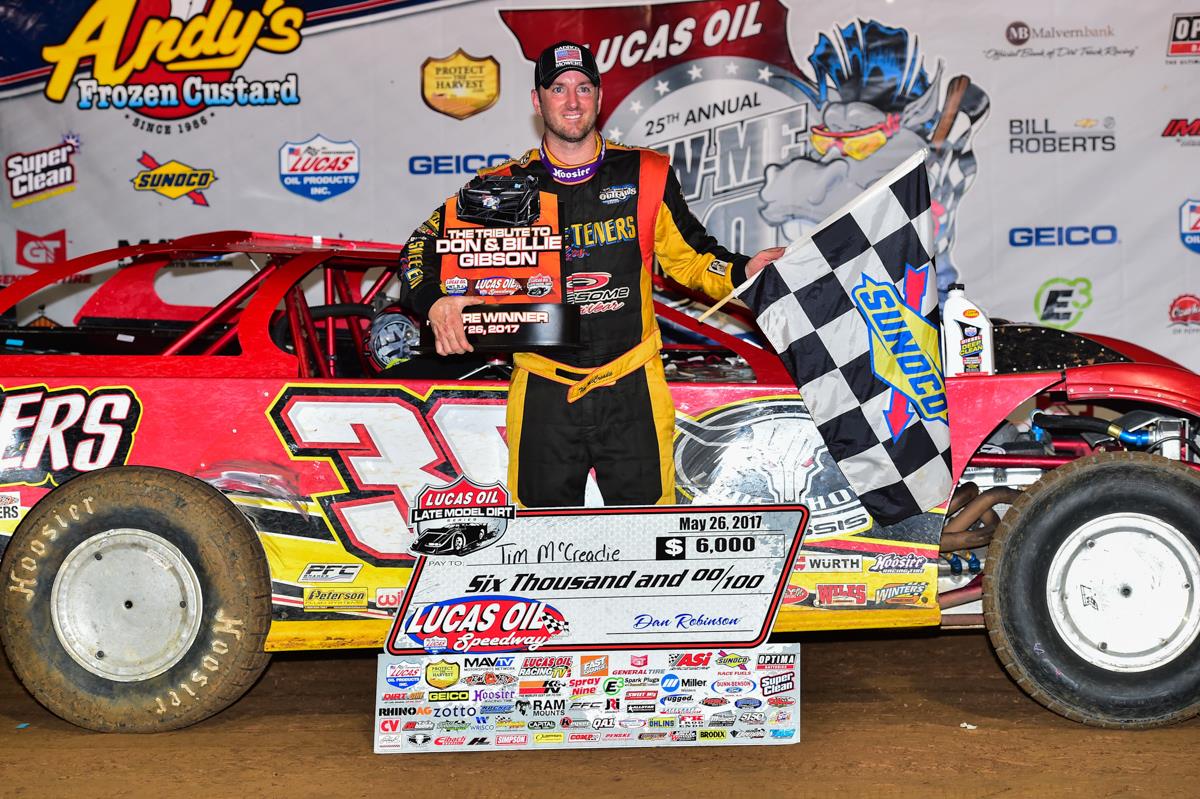McCreadie Wins Tribute to Don and Billie Gibson