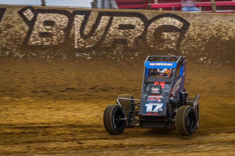 Windom breaks through in USAC National Midgets at Lawrenceburg
