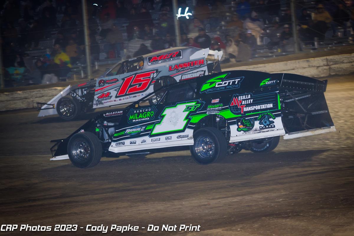 Humboldt Speedway (Humboldt, KS) – United States Modified Touring Series – King of America XII – March 23rd-25th, 2023. (Cody Papke photo)