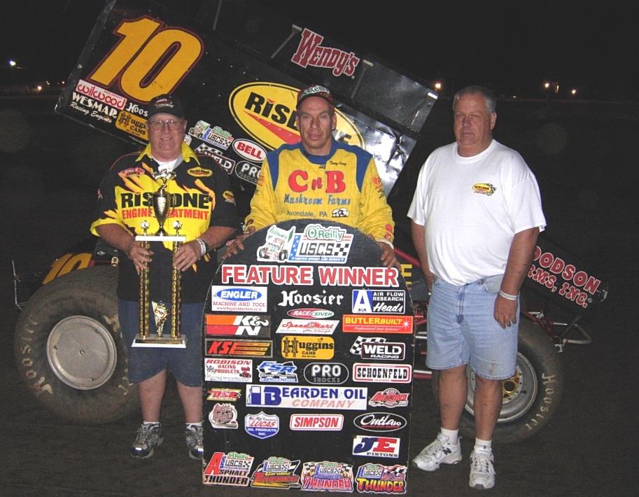 Gray wins O'Reilly USCS Thriller at Greenville Speedway