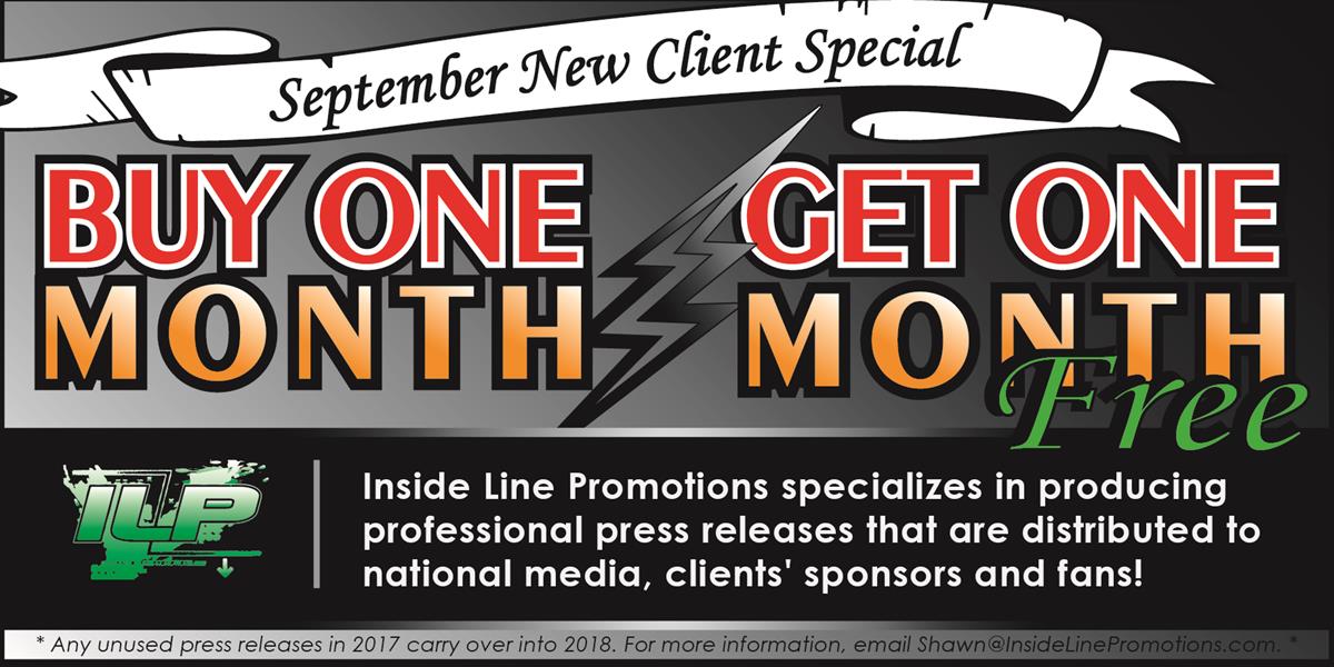 Madsen, Helms and Wheatley Score Wins With Team ILP; Inside Line Promotions Offering Free PR