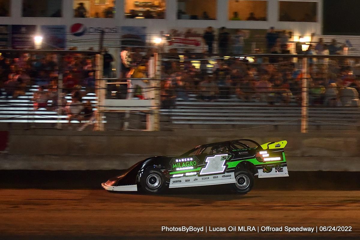 Off-Road Speedway (Norfolk, Neb.) – Lucas Oil Midwest LateModel Racing Association (MLRA) – Renegade 50 – June 24th-25th, 2022. (Todd Boyd photo)
