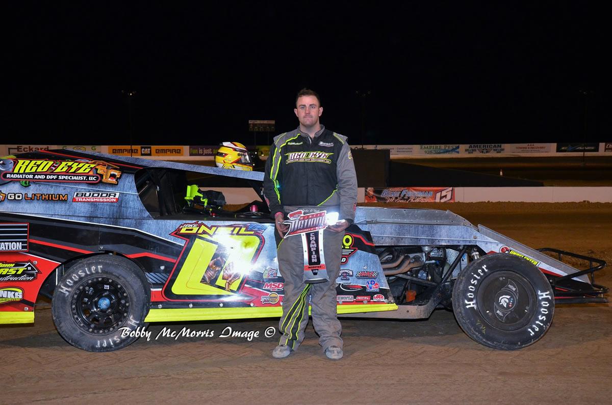 Jake O'Neil Records Three Wins in Winter Nationals at Cocopah