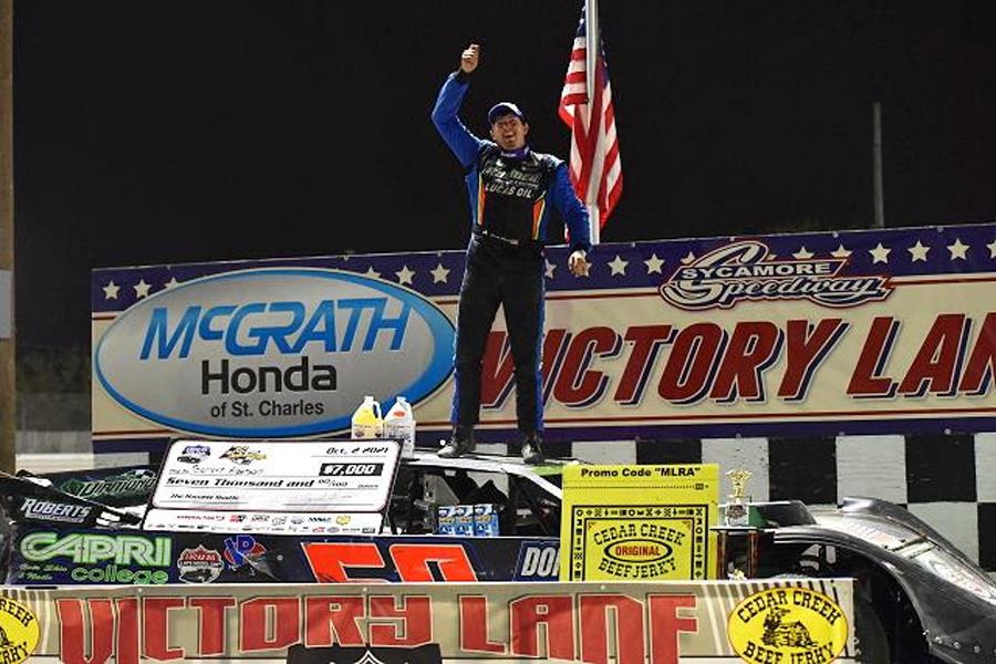 Alberson Scores 2nd MLRA Win of 2021 at Sycamore Speedway For $7,000 Payday