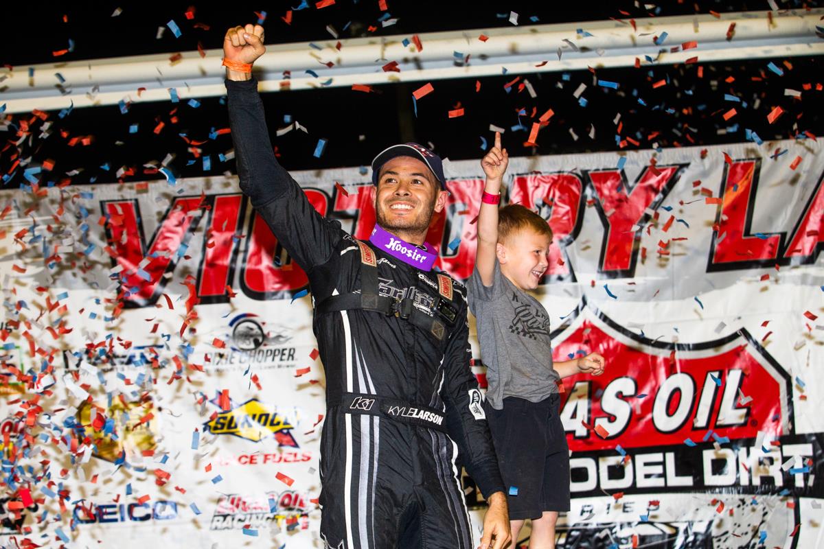 Kyle Larson Gets First Career Late Model Win at Port Royal
