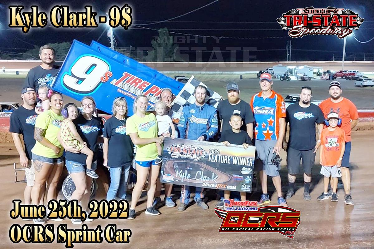 Clark cruises to victory at Tri-State Speedway