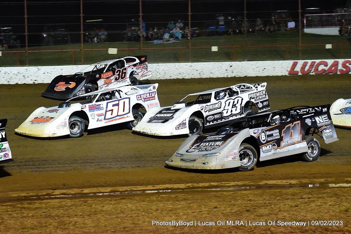 Lucas Oil Speedway (Wheatland, MO) – Lucas Oil Midwest Late Model Racing Association (MLRA) – Ron Jenkins Memorial – September 2, 2023. (Todd Boyd Photo)