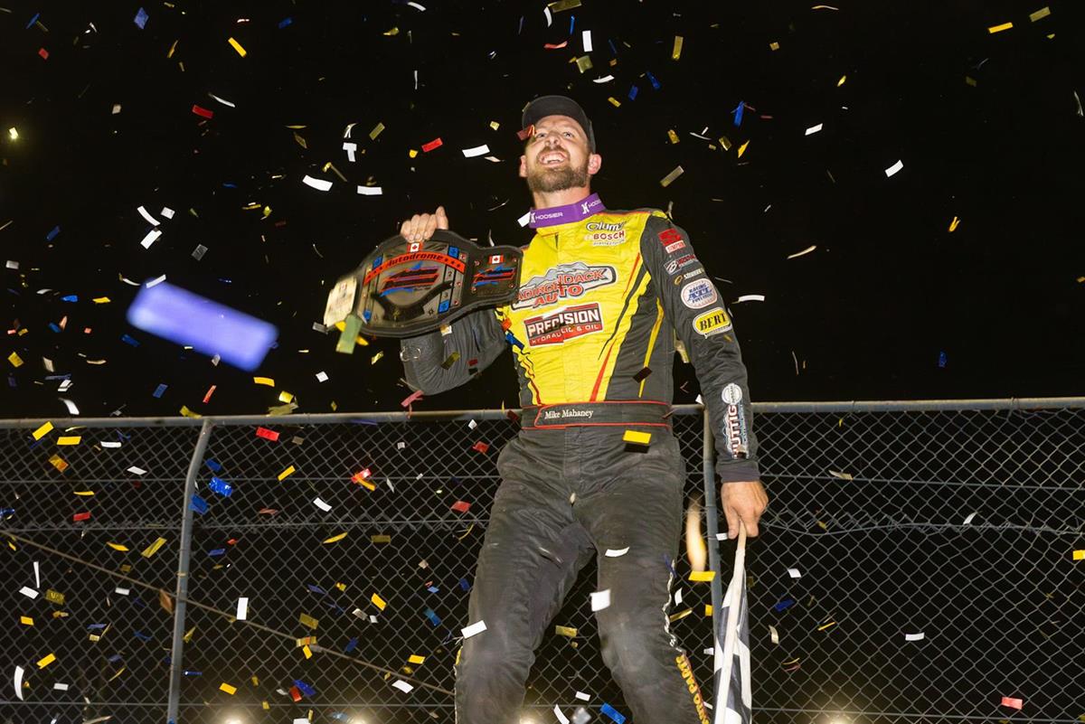 Mike Mahaney scores in Super DIRTcar Series at Autodrome Drummond