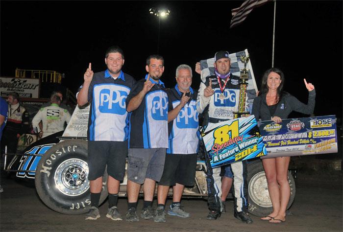 MARTIN TAKES “LEEP MEMORIAL” AT 81 SPEEDWAY