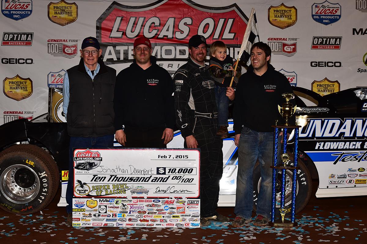 Davenport Wins Georgia Boot Super Bowl of Racing Finale at Golden Isles Speedway