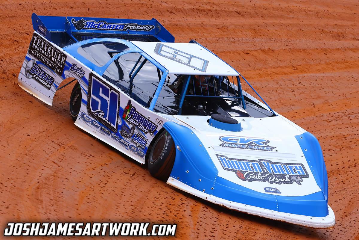 411 Motor Speedway (Seymour, TN) – Hangover – January 1st, 2022. (Josh James Artwork)