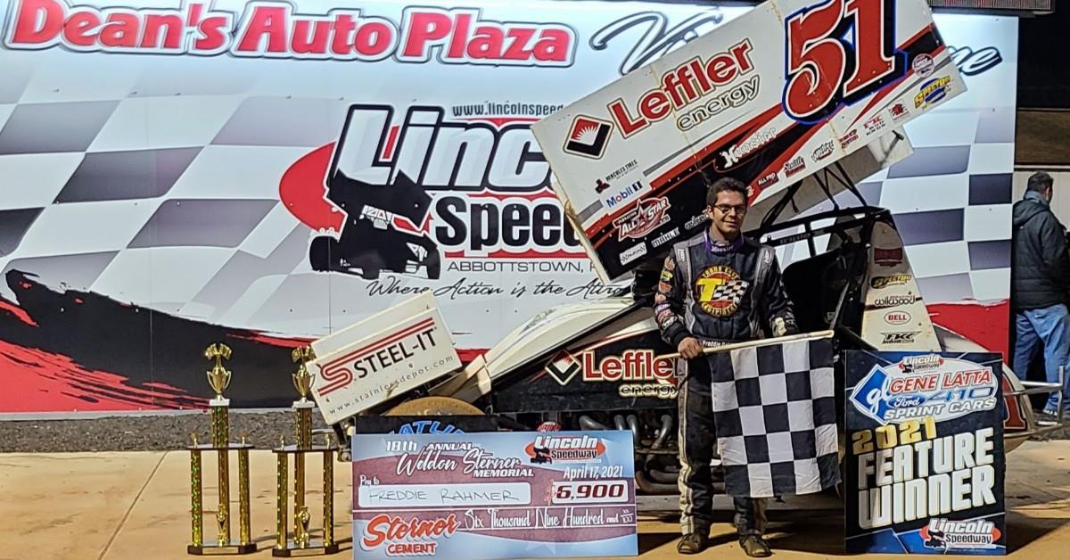EXCITEMENT FILLED WELDON STERNER MEMORIAL GOES TO FREDDIE RAHMER; Ashley Cappetta Wires Field for Second Career Victory