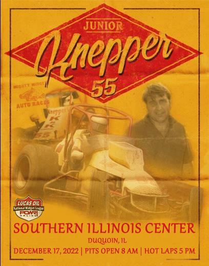 Junior Knepper 55 Renews in POWRi Trip to DuQuoin Indoor