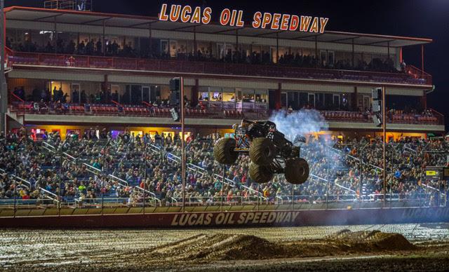 Lucas Oil Speedway concludes season on Saturday with Outlaw Monster Trucks - Eve of Destruction
