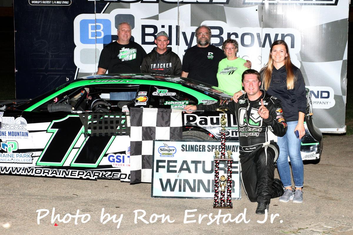 Alex Prunty wins rescheduled Alan Kulwicki Memorial at Slinger