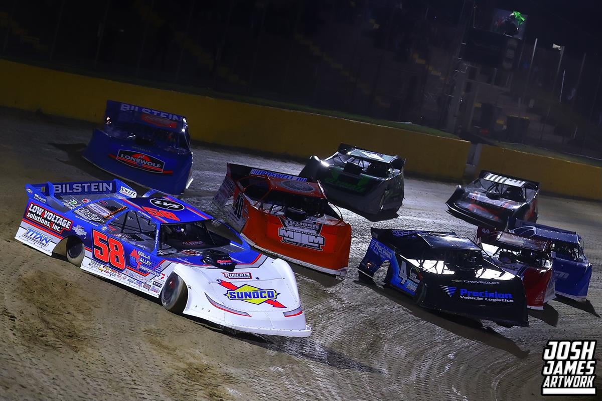 Senoia Raceway (Senoia, GA) – Castrol FloRacing Night in America – Peach State Classic – November 15th-16th, 2024. (Josh James Artwork)